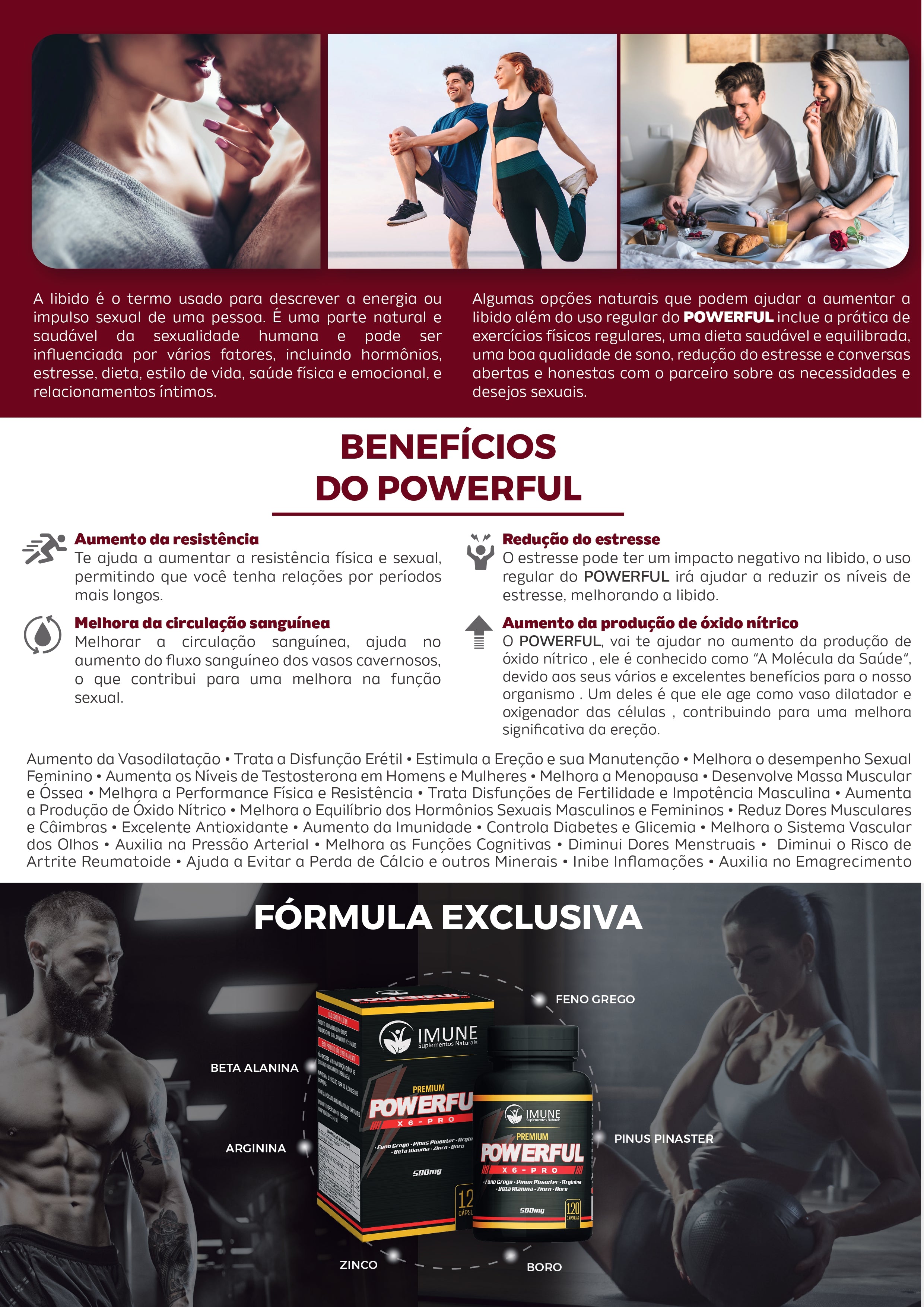 Powerful X6 Pro - 500mg - 120 Cápsulas