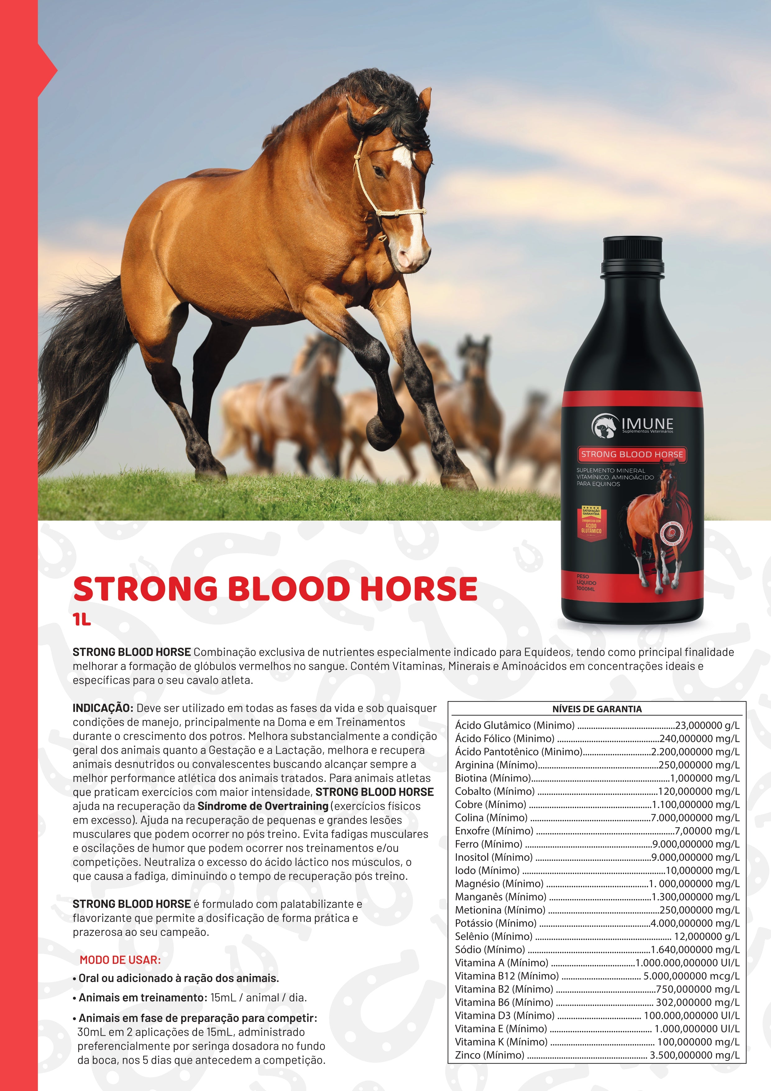 Strong Blood Horse - 1 Litro