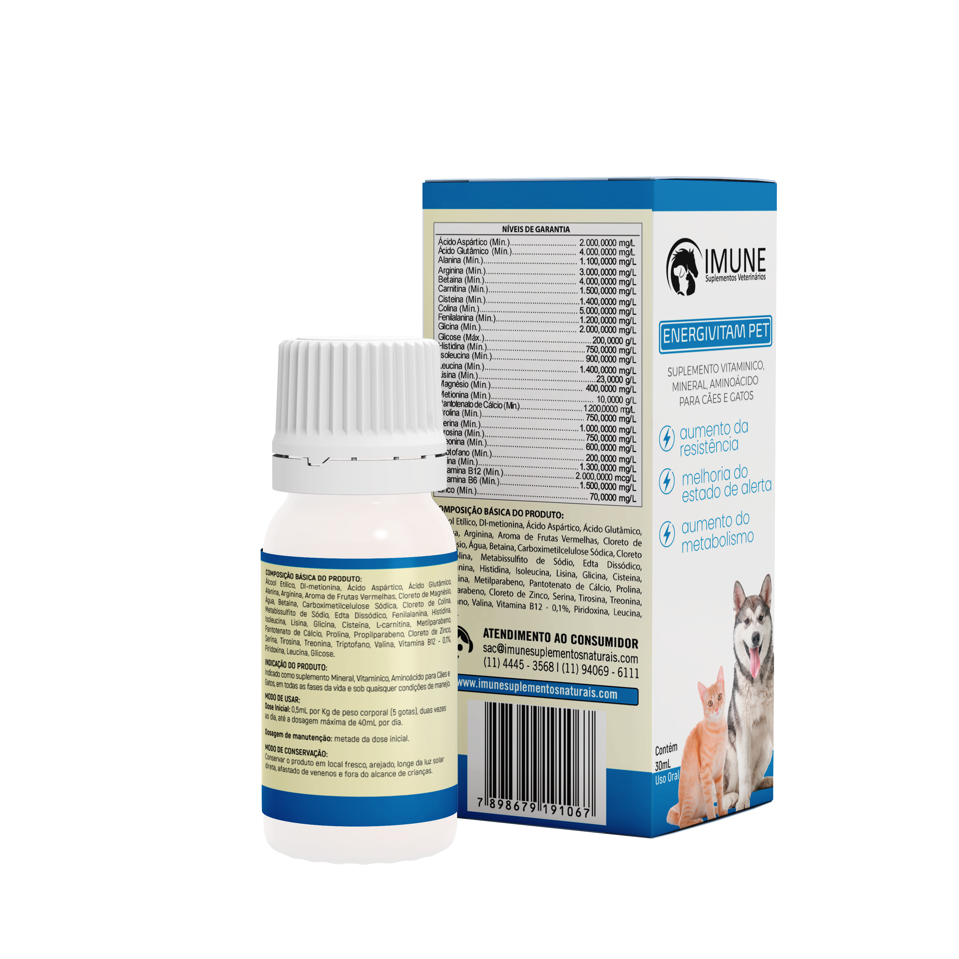 Energivitam Pet - 30ml