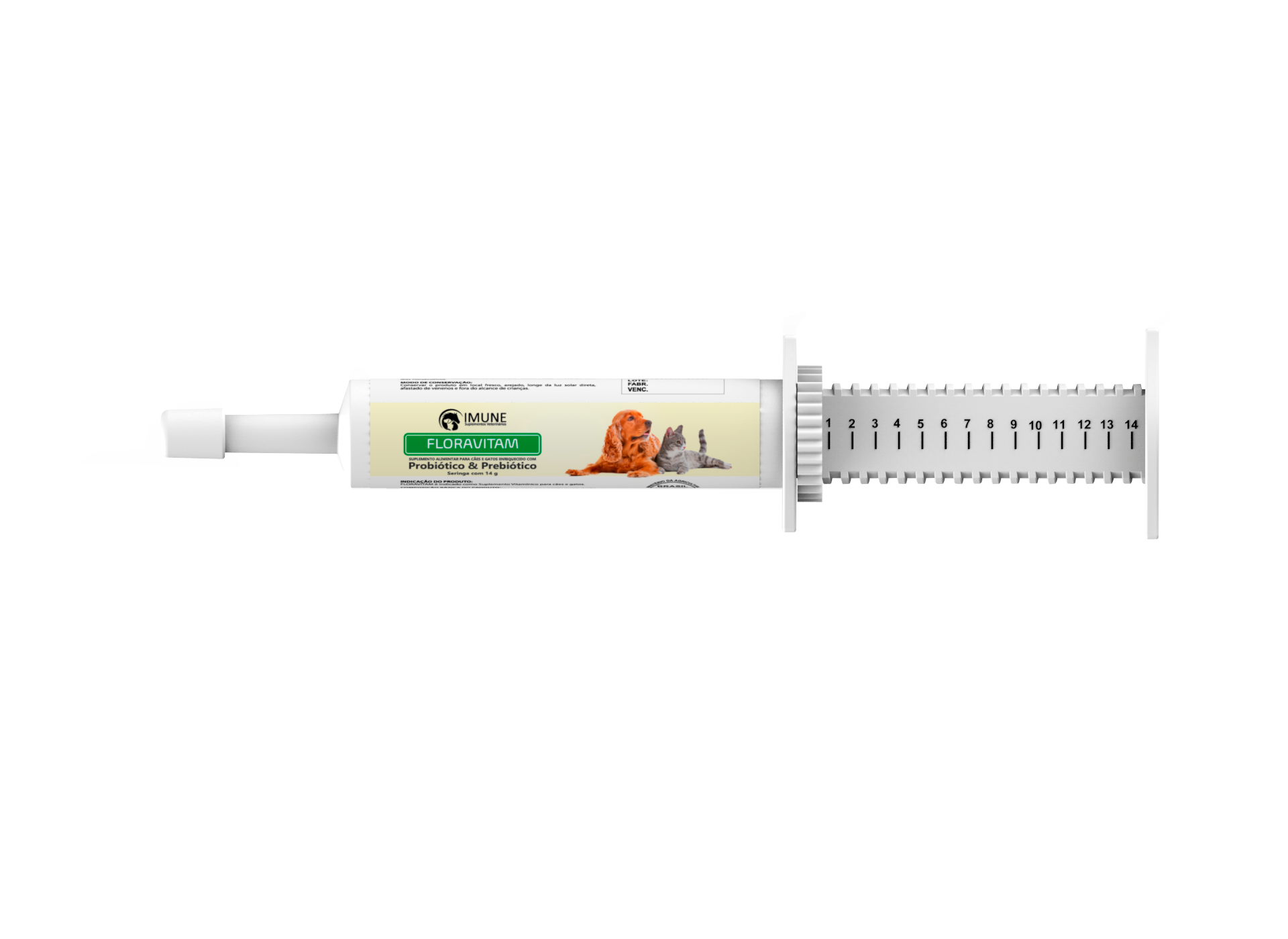 Floravitam - Probiótico e Prebiótico 14g - 1 Unidade